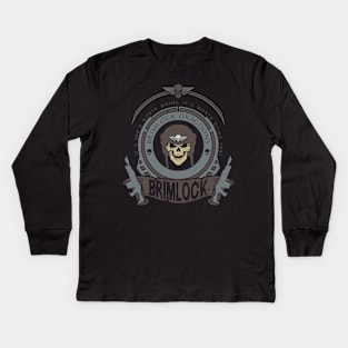 BRIMLOCK - CREST EDITION Kids Long Sleeve T-Shirt